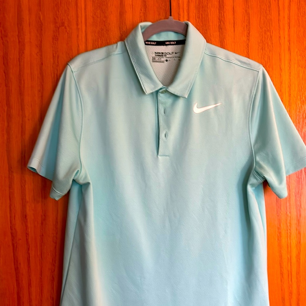 Nike golf polo shirt, bluish green
